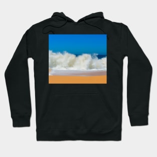 Blue ocean waves Hoodie